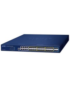 Planet GS-6311-16S8C4XR L3 switch, 8x1Gb combo, 16x1Gb SFP, 4x10Gb SFP+, 2x power-in