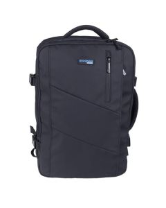 Batoh Donau Travel Prague–17",32l,USB+kabel, černý