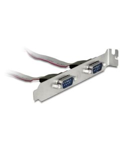 Delock Záslepka do slotu 2x Serial port DB9 (27 cm)