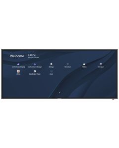 ViewSonic Prezentační Display CDE92UW/92"/WUHD/500nits,5000:1,8G RAM/128GB/OPSslot/HDM/IDP/USB/Audio/RS232/Speaker/black