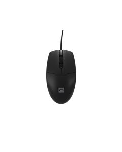 Natec optická myš RUFF Plus 1200 DPI/Kancelářská/Optická/1 200 DPI/Drátová USB/Černá