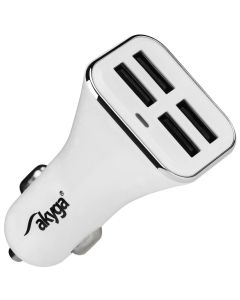 TRX Akyga AK-CH-09 4x USB nabíječka do auta 6.8A/ 34W/ bílá