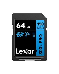 Lexar 64GB Pro 800x Pro SDXC C10 V30 U3