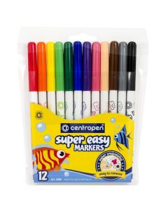 Fixy Centropen EASY MARKERS 2580, sada 12 barev