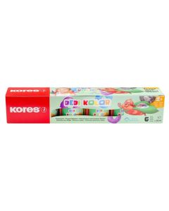 Prstové barvy Kores DEDI KOLOR, 6 barev