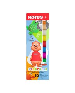 Modelovací hmota Kores, 10 barev, 200 g