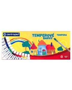 Temperové barvy Centropen - 12 ml, 12 ks