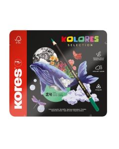 Pastelky Kores Kolores Selection trojhran,24 barev