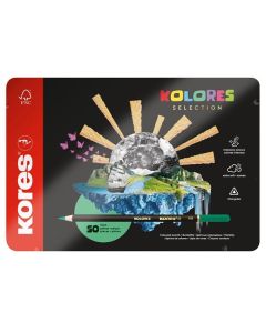 Pastelky Kores Kolores Selection trojhran,50 barev