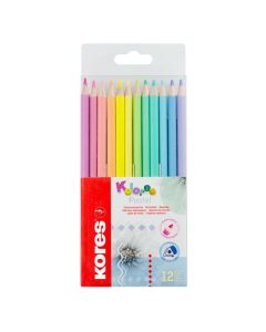 Pastelky Kores Kolores trojhranné, 12 barev