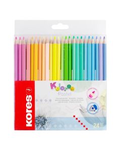 Pastelky Kores Kolores trojhranné, 24 barev