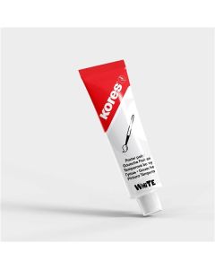 Temperová barva v tubě Kores, 12 ml, bílá