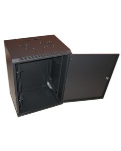 XtendLan 15U/600x450, na zeď, jednodílný, plné dveře, úprava proti vykradení