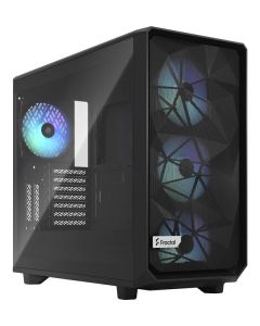 Fractal Design Meshify 2 RGB Black TG Light Tint / Midi Tower / průhledná bočnice / bez zdroje / černá