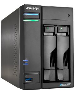 Asustor NAS AS6702T / 2x 2,5"/3,5" SATA III/ Celeron N5105 2.0 GHz/ 4GB/ 2x 2.5GbE/ 4x M.2/ 2x USB 3.2/ HDMI+IR