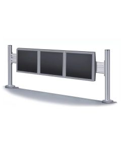 Neomounts  FPMA-DTB100 / Flat Screen Desk Toolbar for 3 screens (43 x 100 cm) / Silver