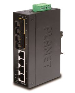 Planet ISW-621 Průmyslový Switch 4x 10/100M + 2x 100M MM SC, -10~+60°C, 48VDC, DIN