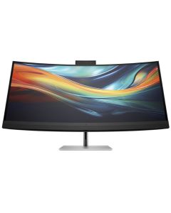 HP 740pm/ 39,7" prohnutý/ 5120x2160/ IPS/ 5ms/ 300 cd/m2/ 1000:1/ HDMI/ DP/ USB/ RJ-45/ VESA/ černo-šedý