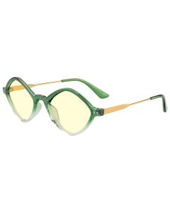 GUNNAR kancelářské/herní brýle LOKI ASGARD EDITION - MARVEL EMERALD-GOLD * jantarová skla * BLF 65 * GUNNAR focus