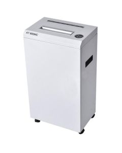 AT skartovač AT-68-SMC/ řez 1x6 mm/ pracovní šíře 240 mm/ kapacita 6 listů/ objem koše 53 l/ stupeň utajení P7/ bílý