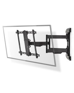 NEDIS nástěnný TV držák/ 37 - 80"/ nosnost 70 kg/ polohovatelný/ ocel/ černý