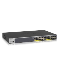 NETGEAR 24-Port Gigabit PoE+ (190W) SmartManaged Pro Switch with 4 SFP Ports