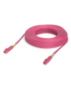 Ubiquiti OM4 Duplex LC UPC Fiber Patch Cable 30m - Multi-mode patch kabel, duplex LC, délka 30m