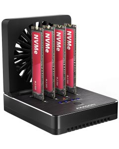 AXAGON dockovací stanice 4x M.2 NVMe SSD / ADSA-M2C44 / USB-C / USB 3.2 Gen2 / kabel 30cm USB-C na USB-C