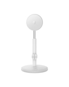Baseus Otočný držák MagPro Desktop Phone Stand bílý