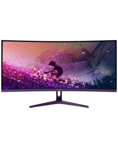 AROZZI NOVA herní monitor 34" 34T2K165 Purple/ LED/ 3440x1440/ 165Hz/ VA/ 4000:1/ 1ms/ 2xHDMI/ 2xDP/ fialový