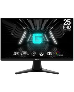 MSI Gaming G255F/ 25"/ 1920x1080/ IPS/ 1ms/ 180Hz/ 300cd/m2/ 1000:1/ HDMI/ DP/ VESA/ černý
