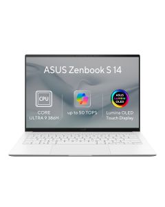 ASUS Zenbook S14 OLED/UX5406AA-OLED431XZ/U9-386H/14"/2880x1800/T/32GB/1TB/Intel int/W11P/White/2R