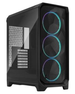 Fractal Design Meshify 3 TG / Midi Tower / průhledná bočnice / bez zdroje / černá