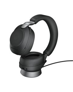 Jabra Evolve2 85/Stereo/ANC/USB/BT/Bezdrát/MS/Stand/Černá