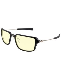 GUNNAR kancelářske/herní brýle TERA ONYX SILVER  * jantárová skla BLF 65 * GUNNAR focus