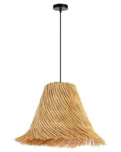 IMMAX BOHO NATURALEZA designové závěsné svítidlo, D45cm, E27, přírodní ratan