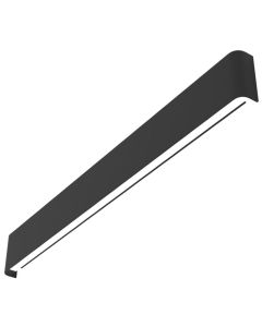IMMAX NEO LÍNEA SMART nástěnné svítidlo 76cm 40W černé Zigbee 3.0, TUYA