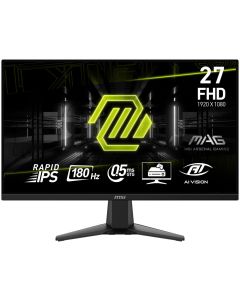 MSI Gaming MAG 275F/ 27"/ 1920x1080/ IPS/ 0,5ms/ 180Hz/ 250cd/m2/ 1000:1/ HDMI/ DP/ VESA/ černý