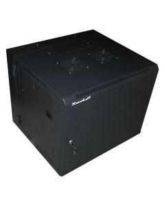 XtendLan 9U/600x550, na zeď, dvoudílný, plné dveře