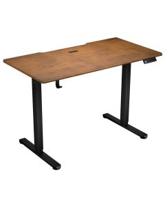 Endorfy herní stůl Atlas S electric Dark Wood / 114x60cm / nosnost 50kg / el. nastavení výšky (72-118cm) / tmavé dřevo