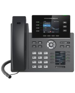 Grandstream GRP2614 VoIP telefon, 4x SIP, barevný 2,8" displej, 2x Gbps RJ45, PoE, WiFi, BT,