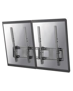 Neomounts NS-WMB200PBLACK/Držák displeje/na stěnu/40-52"/menu board vertikální sklopný/VESA 400X600/nosn. 2x50kg/2 displ