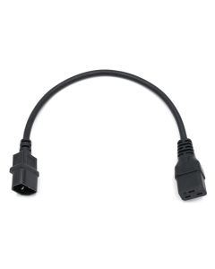 XtendLan propojovací kabel 230V C19 na C14, černý