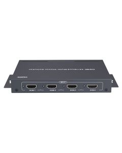 XtendLan HDMI multiviewer/kvadrátor, 4x vstup, 1x výstup, do 1080p, IR ovladač