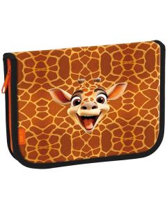 Penál jednopatrový - 2 chlopně, Giraffe