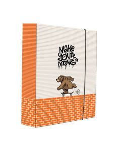 Box na sešity A4 JUMBO - Grizzly skate