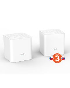 Tenda Nova MW3 (2-pack) WiFi AC1200 Mesh system Dual Band, 2x LAN/WAN, MU-MIMO, SMART aplikace