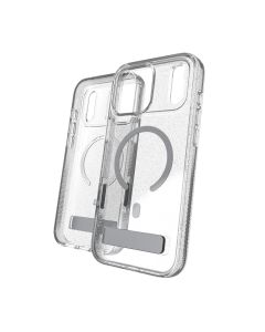 Case Milan Snap with Kickstand for Apple iPhone	18 Pro Max / 17 Pro Max - Glitter Silver