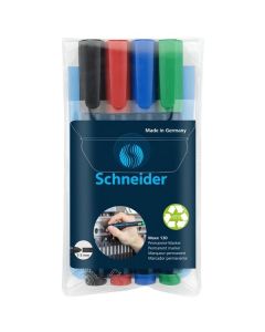 Permanentní popisovač Schneider Maxx 130, 4 barvy