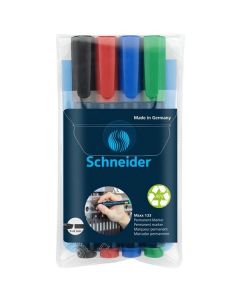 Permanentní popisovač Schneider Maxx 133, 4 barvy